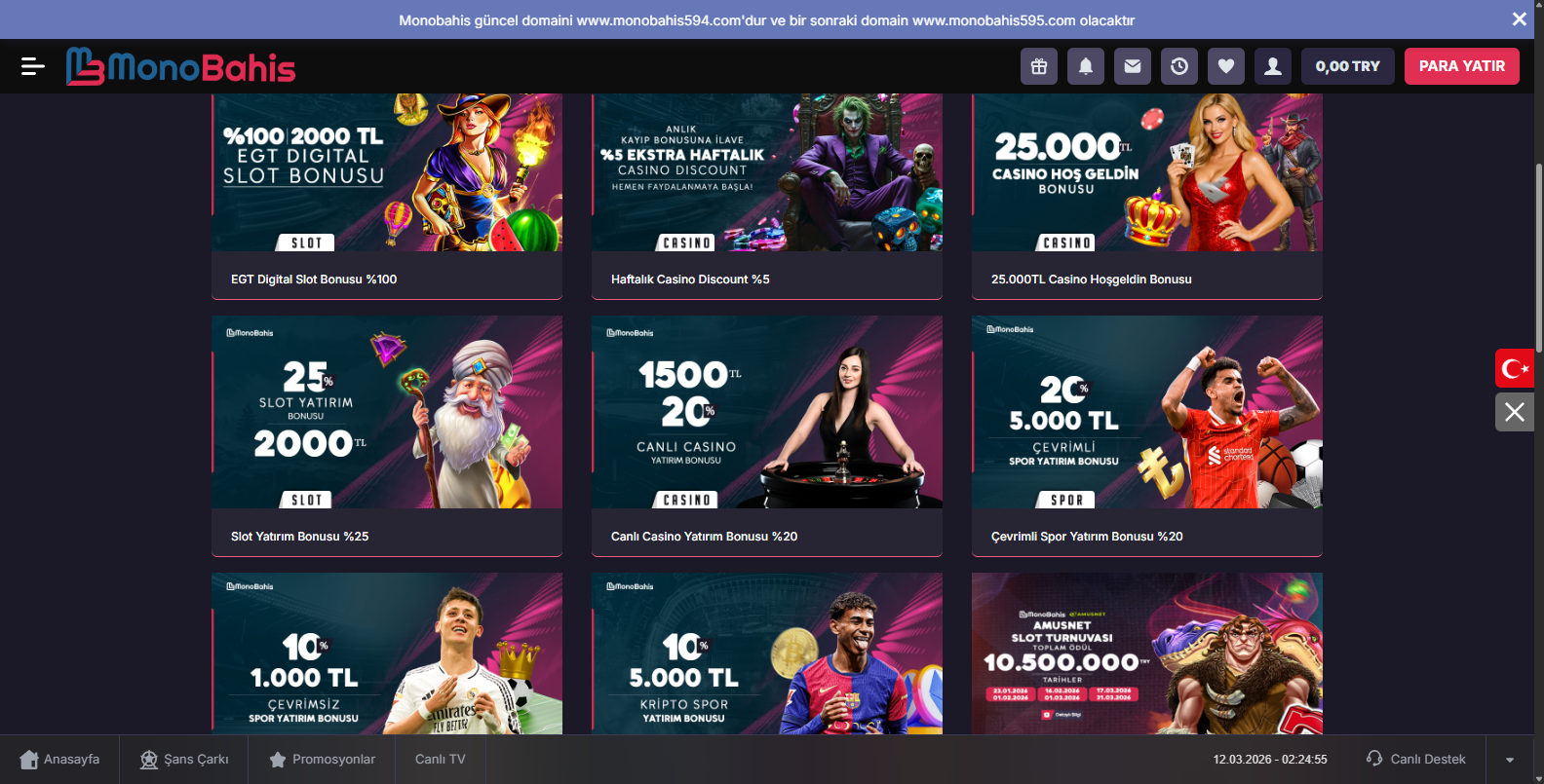 Monobahis Bahislere Giriş